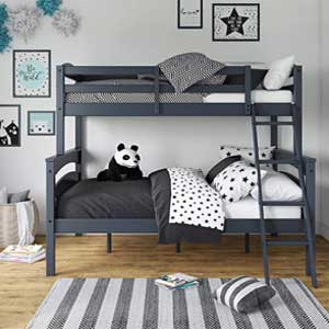 Brady Twin Over Full Solid Wood Kid's Bunk Bed by Dorel Living